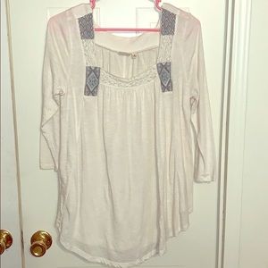 3/4 sleeve Boho Top